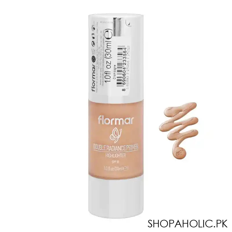 Flormar Double Radiance Primer Highlighter, Champagne, 30ml - Main Image