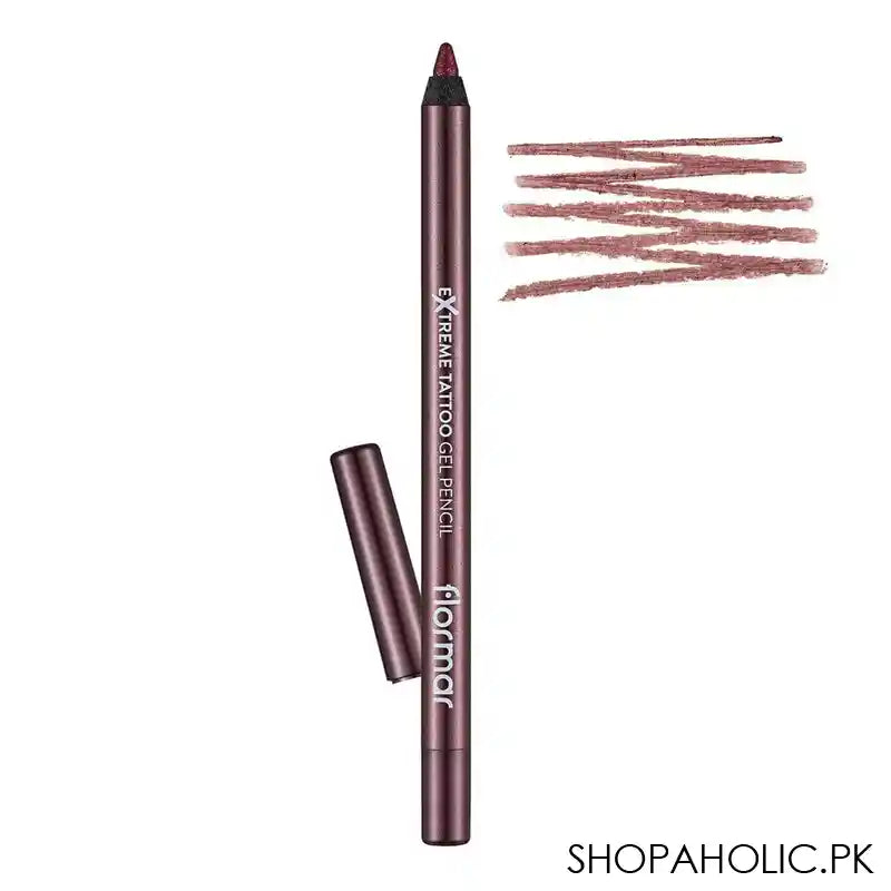 Flormar Extreme Tattoo Gel Pencil, 10 Dusty Plum - Main Image