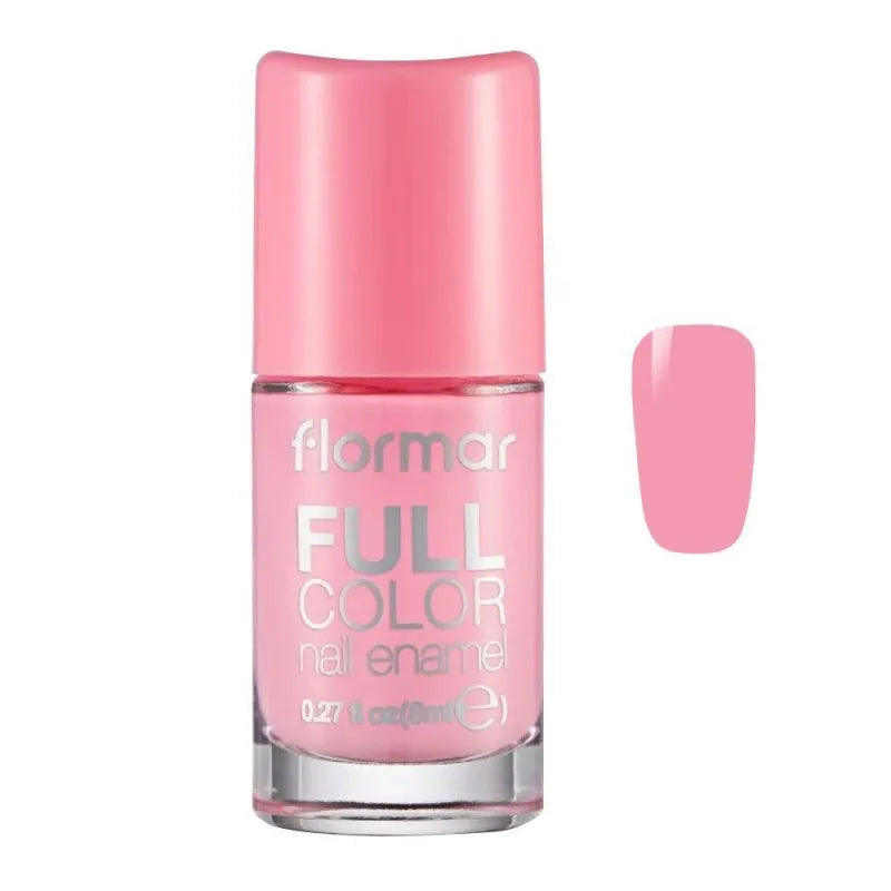 flormar full color nail enamel, fc03 bubble gum, 8ml main image