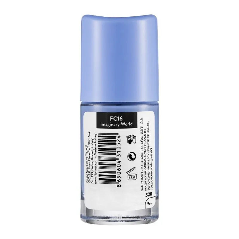 flormar full color nail enamel, fc16 imaginary world, 8ml image2