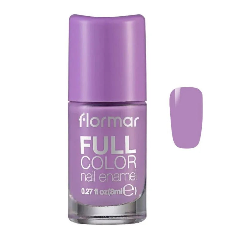 flormar full color nail enamel, fc38 lilac blossom, 8ml main image