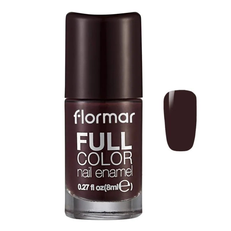 flormar full color nail enamel, fc43 chunky cocoa, 8ml main image