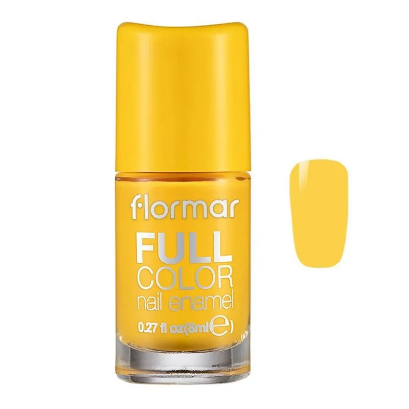 flormar full color nail enamel, fc47 lemoncello, 8ml main image