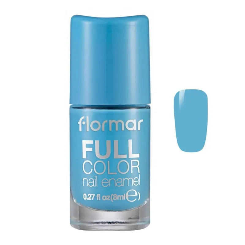 flormar full color nail enamel, fc49 clear sky, 8ml main image