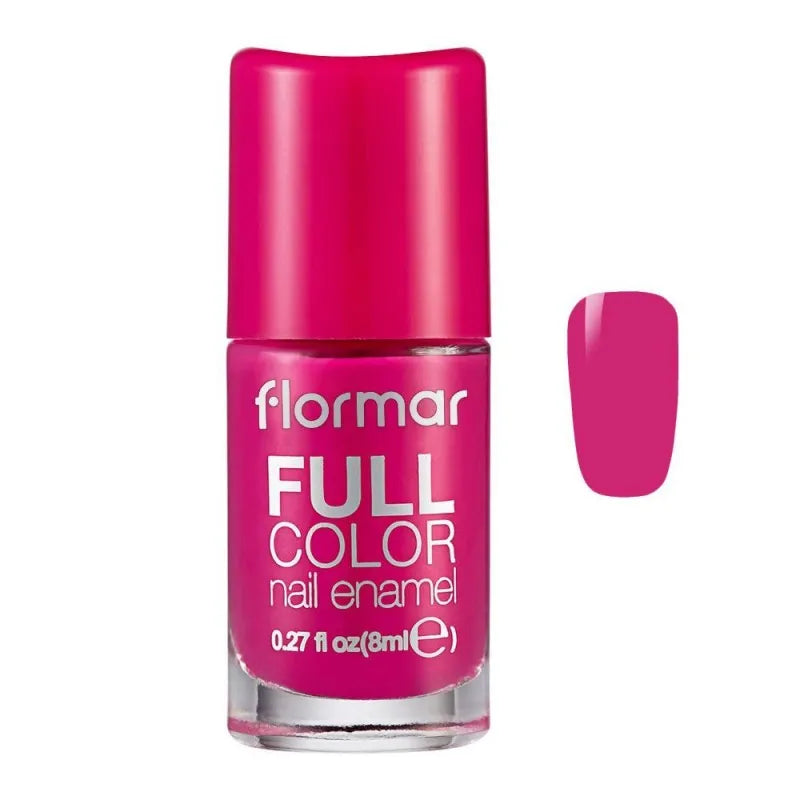 flormar full color nail enamel, fc51 funky magenta, 8ml main image