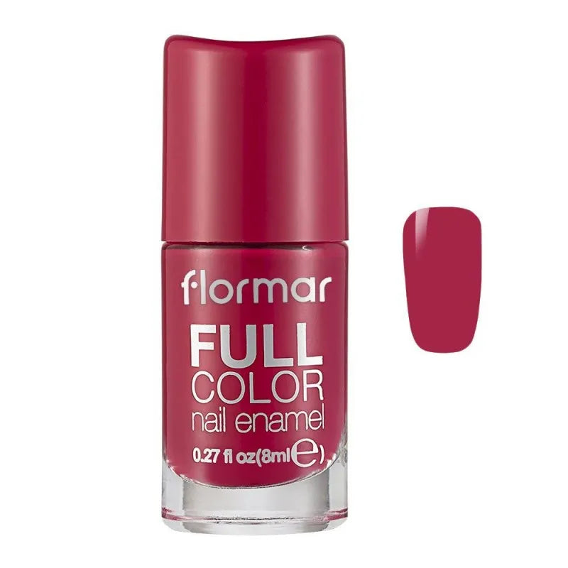 flormar full color nail enamel, fc64 playful pink, 8ml main image