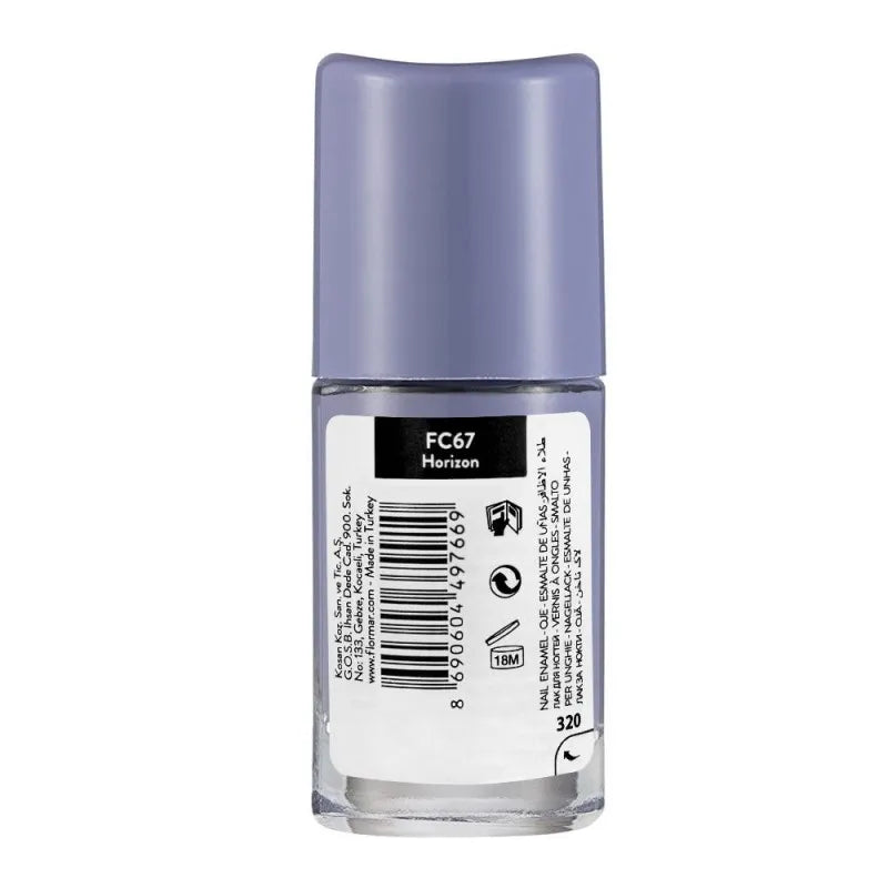 flormar full color nail enamel, fc67 horizon, 8ml image2