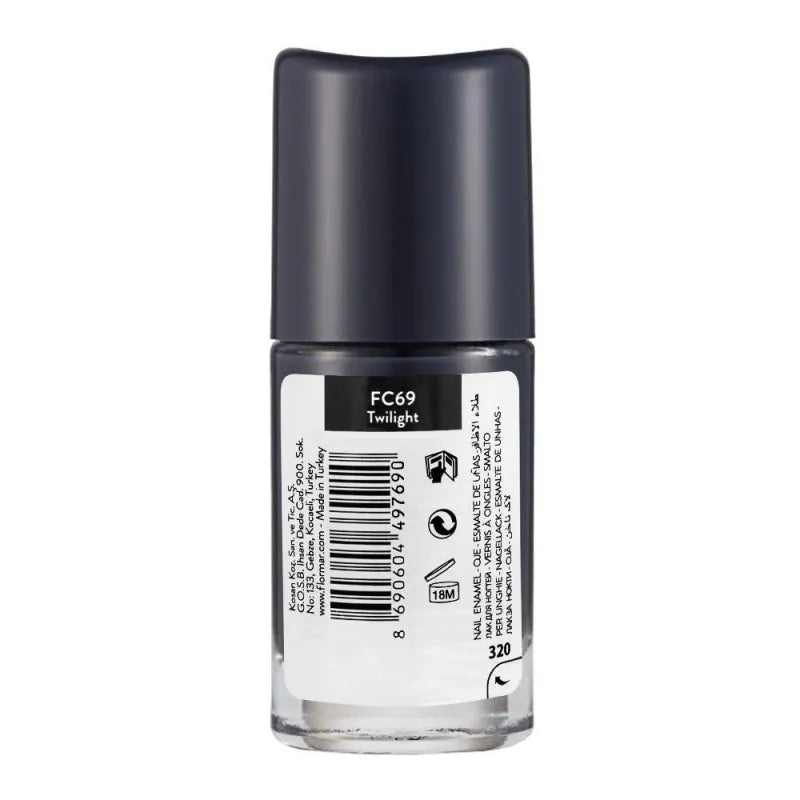 flormar full color nail enamel, fc69 twilight, 8ml image2