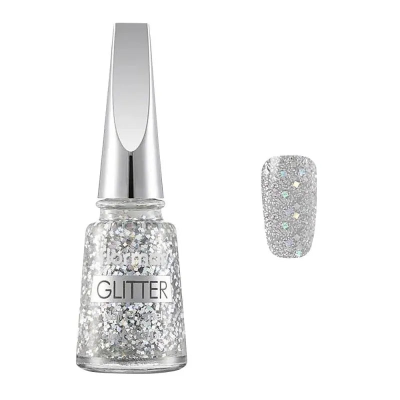 flormar glitter nail enamel, gl01 stardust, 11ml main image