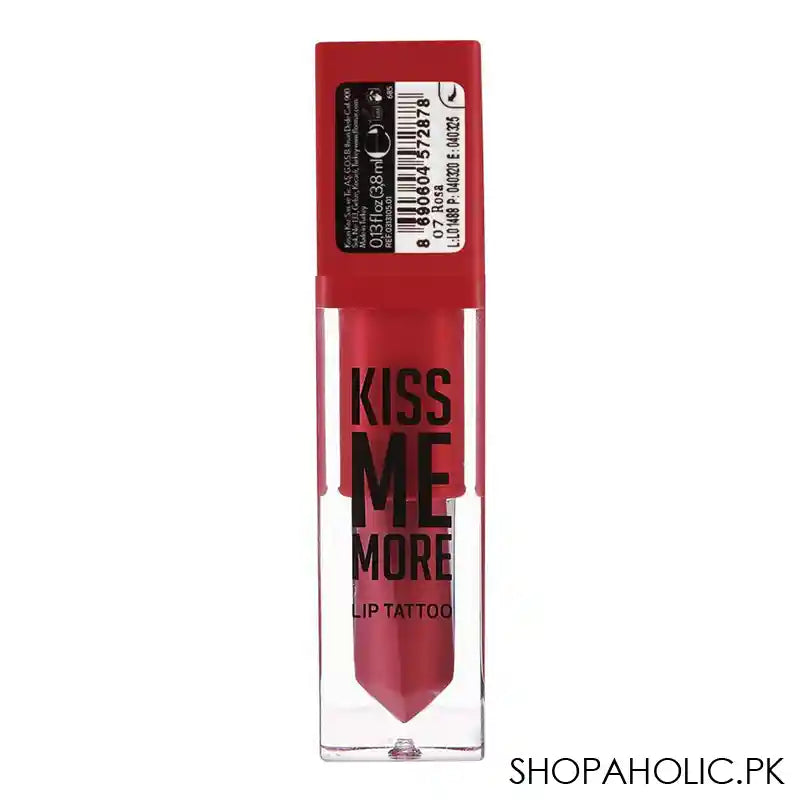 Flormar Kiss Me More Lip Tattoo, 07 Rosa - Image 2