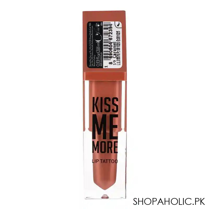 Flormar Kiss Me More Lip Tattoo, 19, Caramel - Image 2