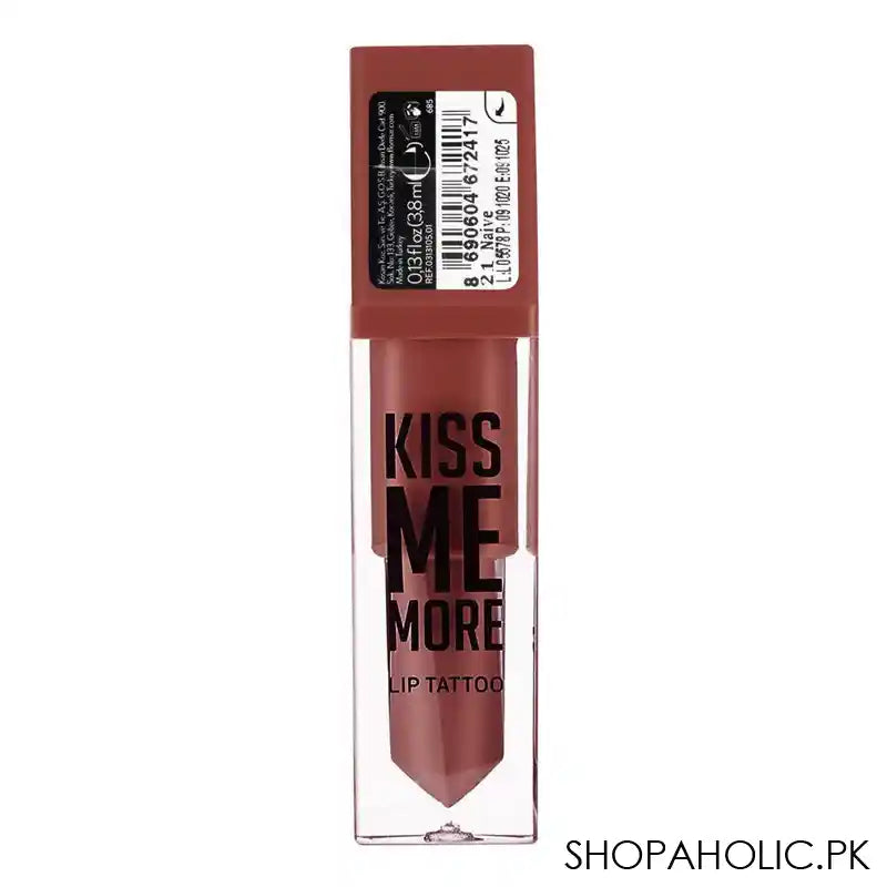 Flormar Kiss Me More Lip Tattoo, 21, Naive - Image 2