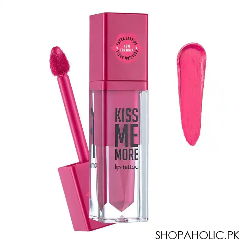 Flormar Kiss Me More Lip Tattoo, 24 Crazy Pink - Main Image