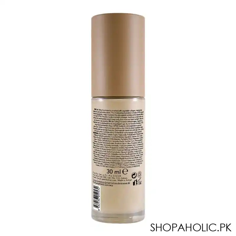 Flormar Skin Lifting Foundation SPF30, 010 Porcelain - Image 3