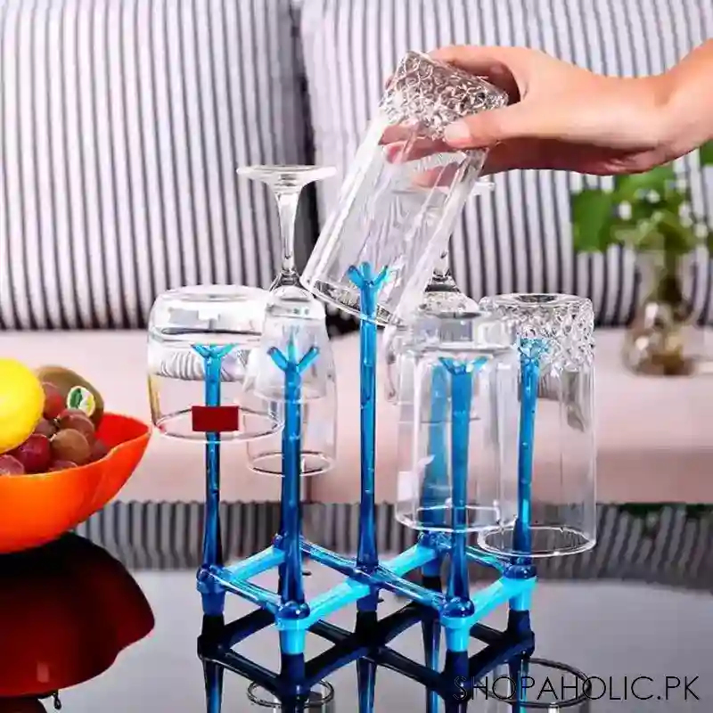 foldable glass cup holder main image