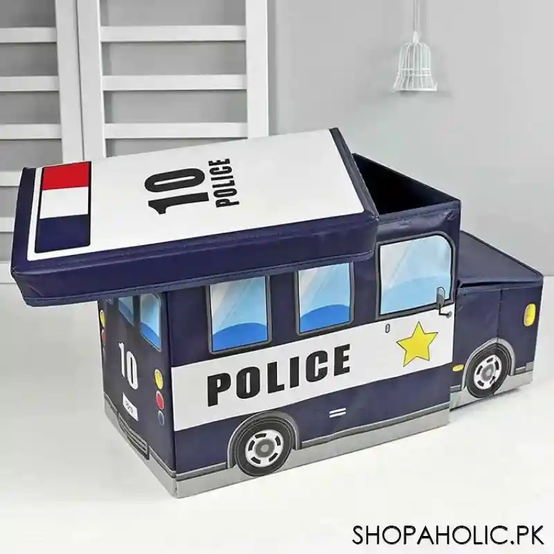 foldable police bus storage box organizer image3