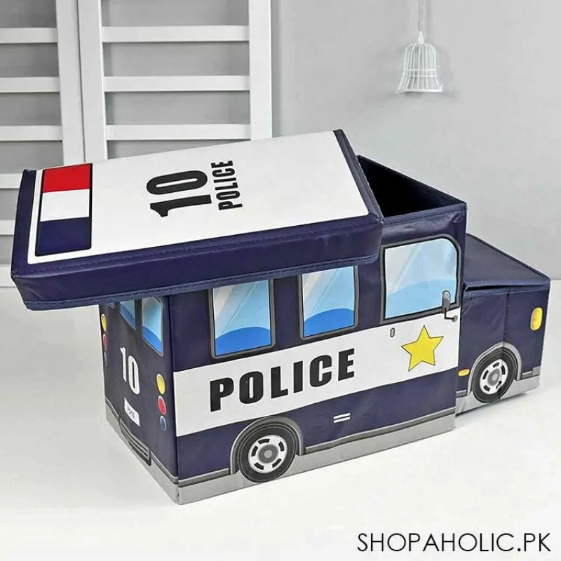 foldable police bus storage box organizer image3