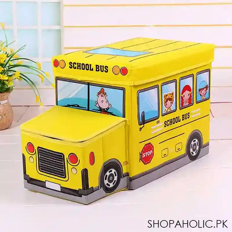 foldable school bus storage box organizer image3