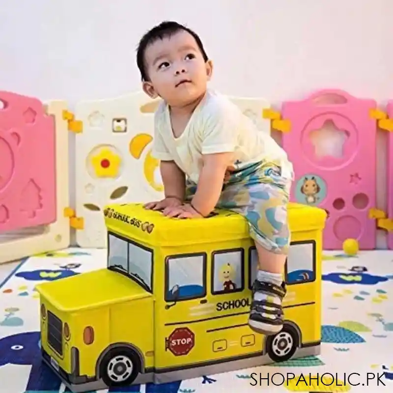 foldable school bus storage box organizer image4