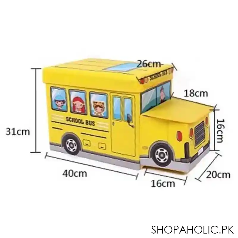 foldable school bus storage box organizer image5