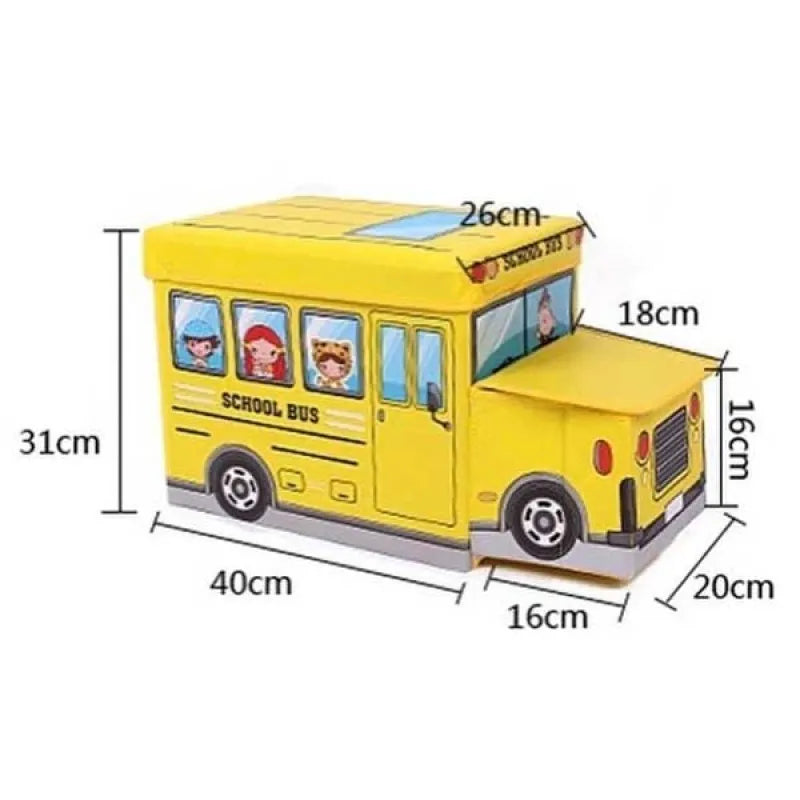 foldable school bus storage box organizer image5