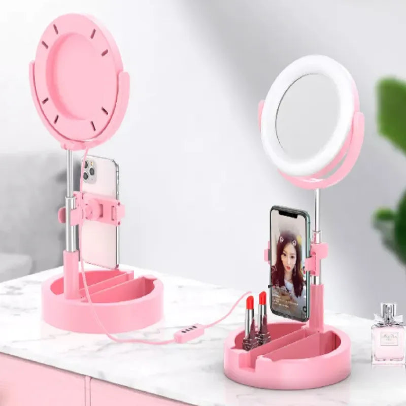 foldable selfie stick ring light image3