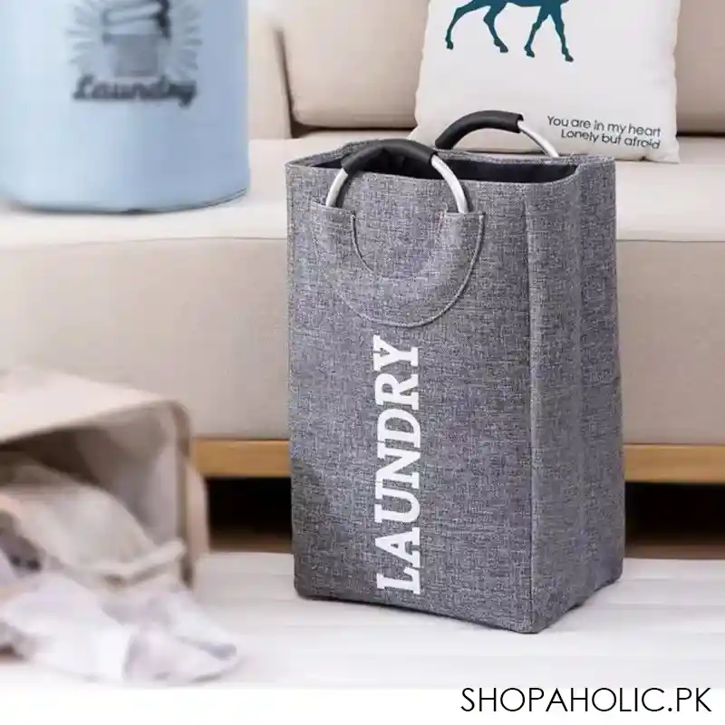 foldable storage laundry basket main image