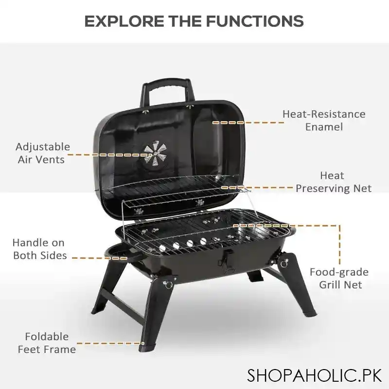 foldable tabletop bbq grill image4