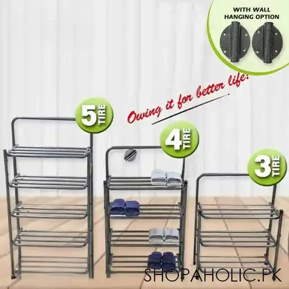 folding shoe rack main image