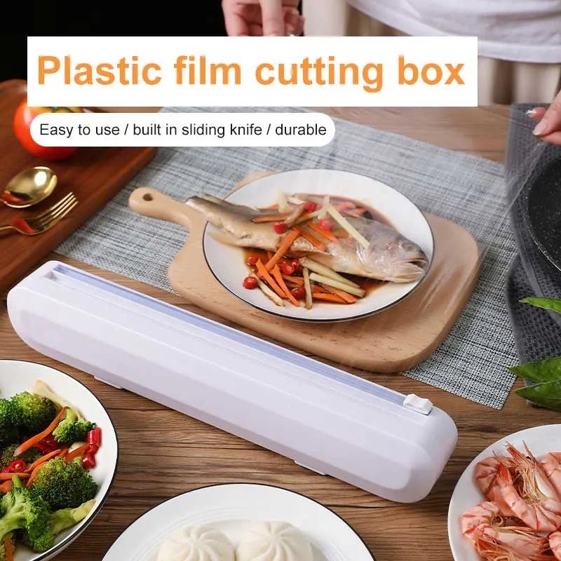 food plastic film wrapping dispenser main image