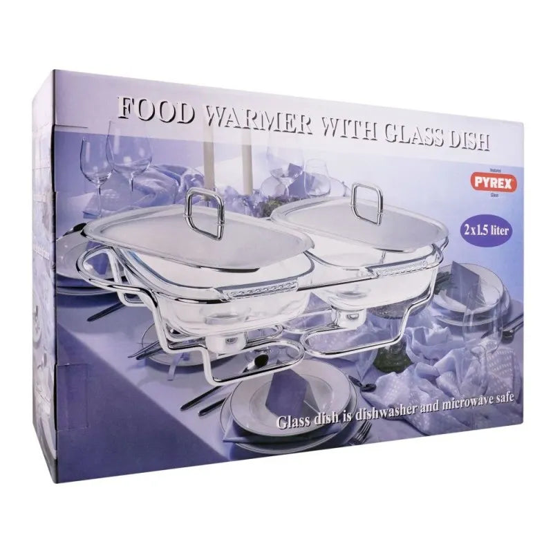 food warmer with glass dish, 2 x 1.5 liters, k 510 image4