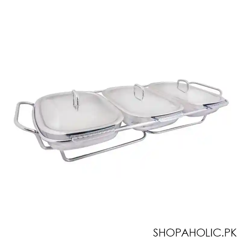 food warmer with glass dish, 3 x 1.5 liters, k 570 image3