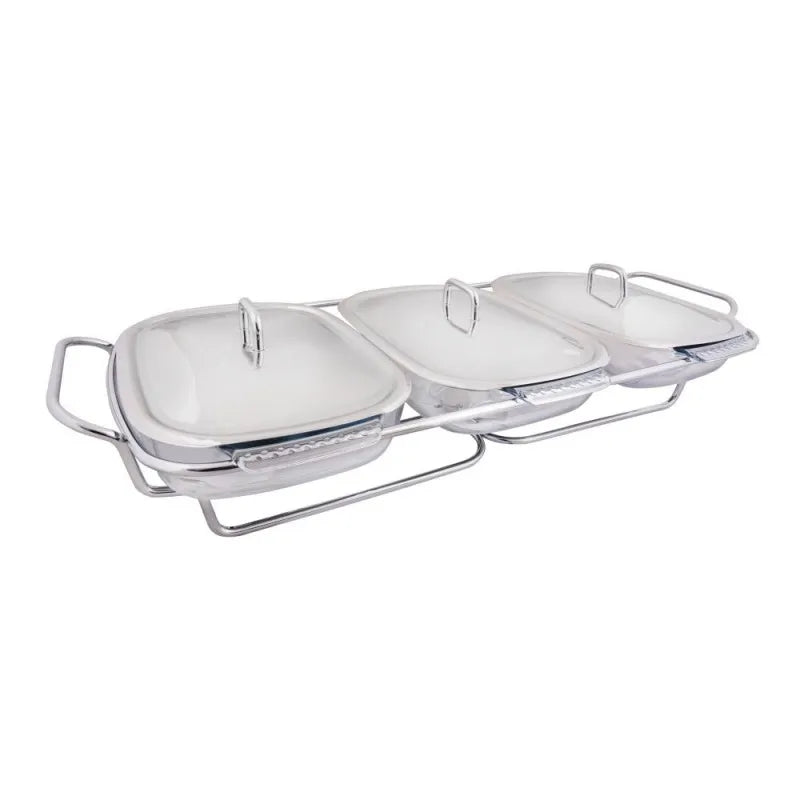 food warmer with glass dish, 3 x 1.5 liters, k 570 image3