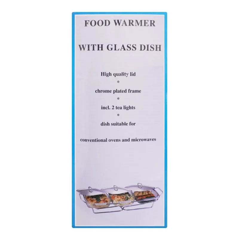 food warmer with glass dish, 3 x 1.5 liters, k 570 image5