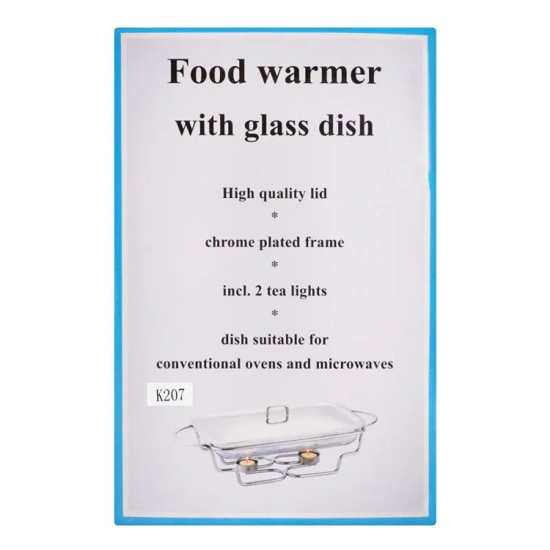 food warmer with glass dish, 3 liters, k 207 image5