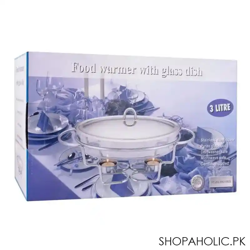 food warmer with glass dish, 3 liters, k 300 image4