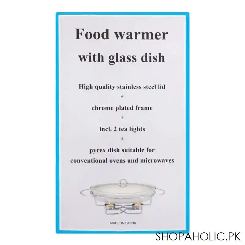 food warmer with glass dish, 3 liters, k 300 image5