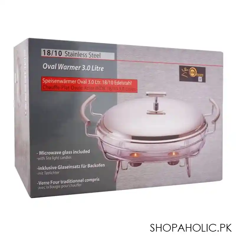 food warmer with glass dish, 3 liters, kc 00 image4