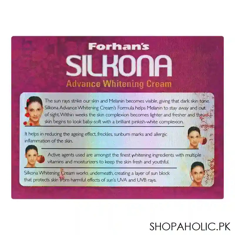 Forhan's Silkona Advance Whitening Cream, 50ml - Image 3