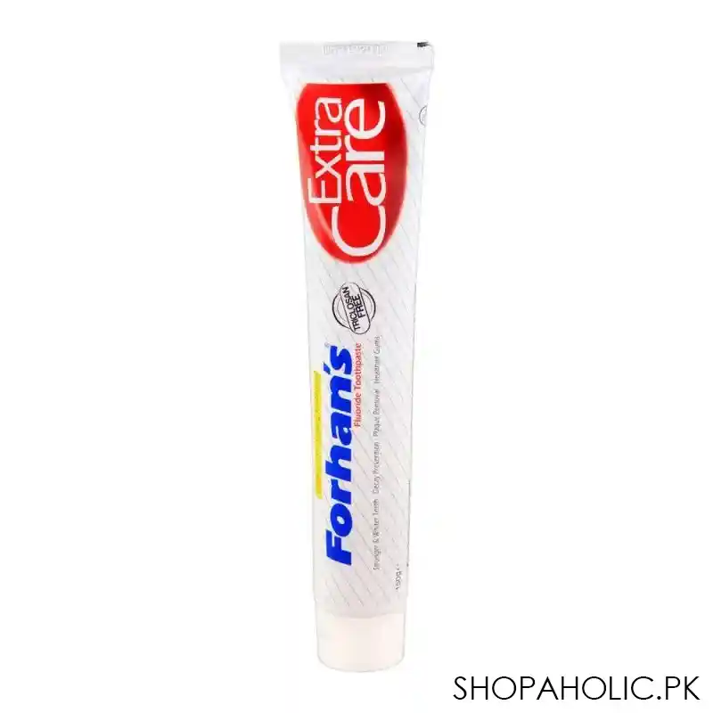 forhan's extra care flouride toothpaste, triclosan free, 150g main image