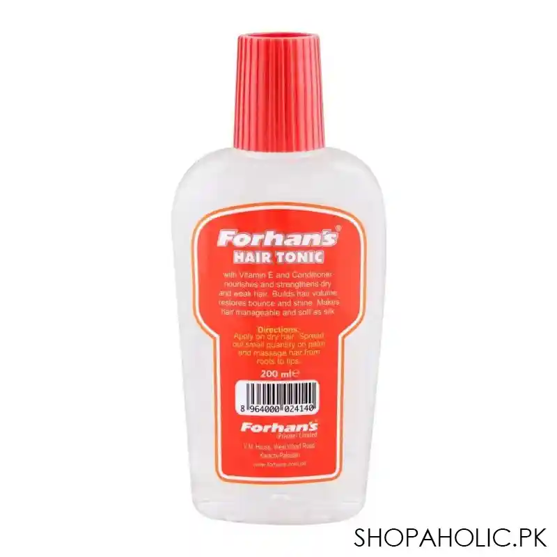 forhan's hair tonic, with vitamin e + conditioner, 200ml image2