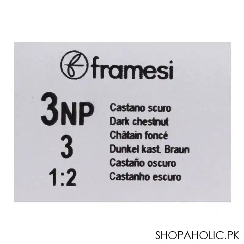 Framesi Framcolor 2001 Hair Colouring Cream, 3NP Dark Chestnut - Image 2