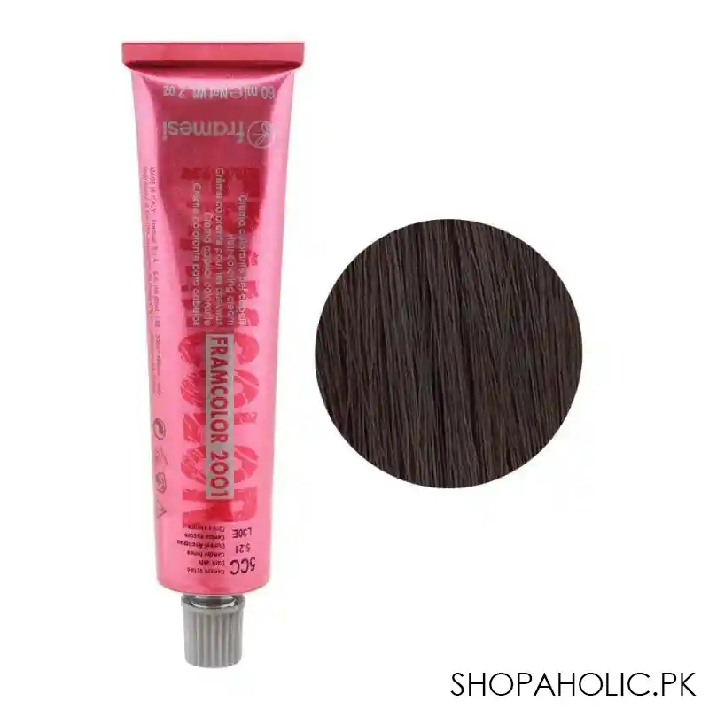 framesi framcolor 2001 hair colouring cream, 5cc dark ash main image