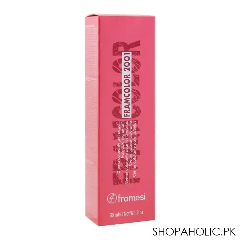 framesi framcolor 2001 hair colouring cream, 5hr dark intense red image2