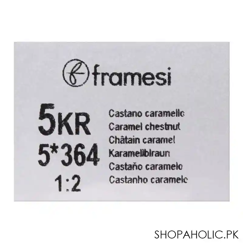 framesi framcolor 2001 hair colouring cream, 5kr caramel chestnut image5