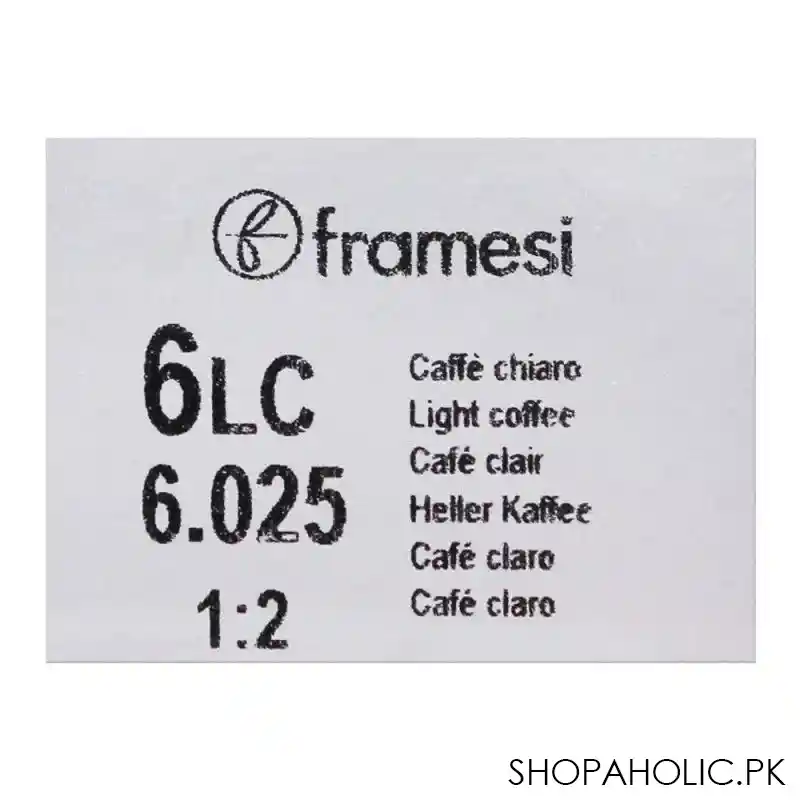 framesi framcolor 2001 hair colouring cream, 6lc light coffee image5