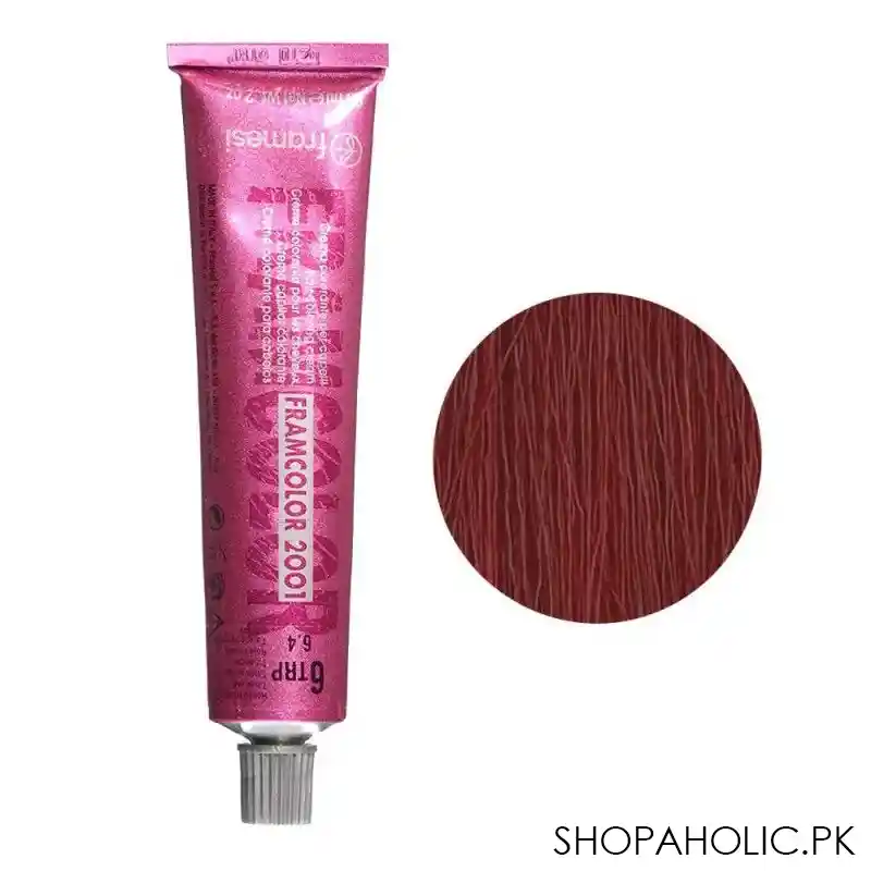 framesi framcolor 2001 hair colouring cream, 6trp titian red main image