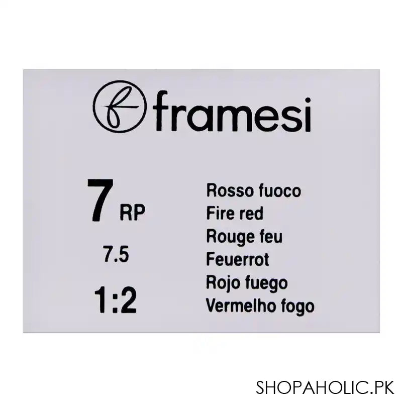 Framesi Framcolor 2001 Hair Colouring Cream, 7 Fire Red - Image 5