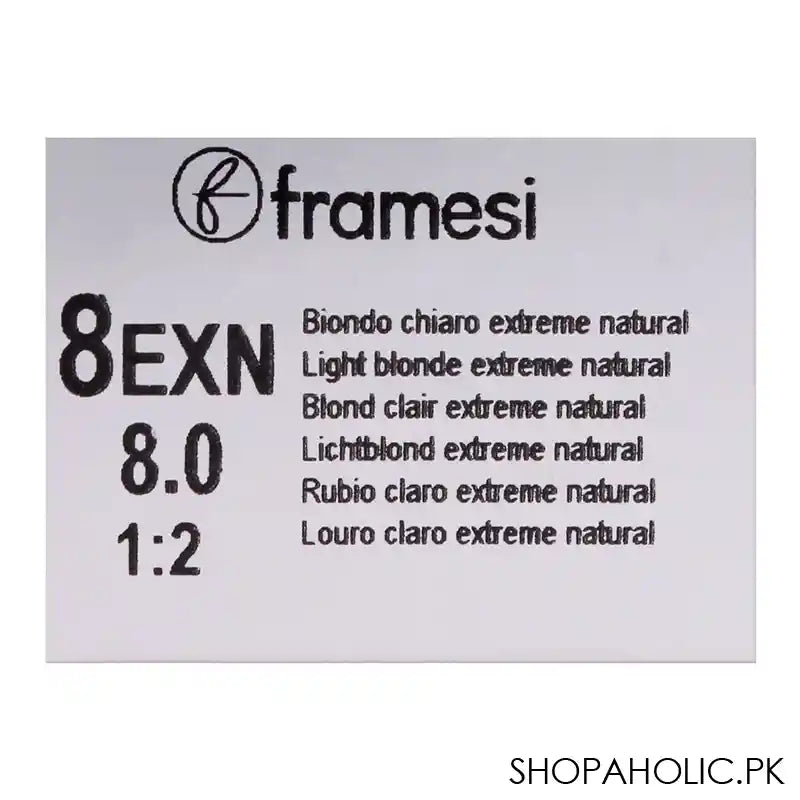 Framesi Framcolor 2001 Hair Colouring Cream, 8EXN Light blonde Extreme Natural - Image 3