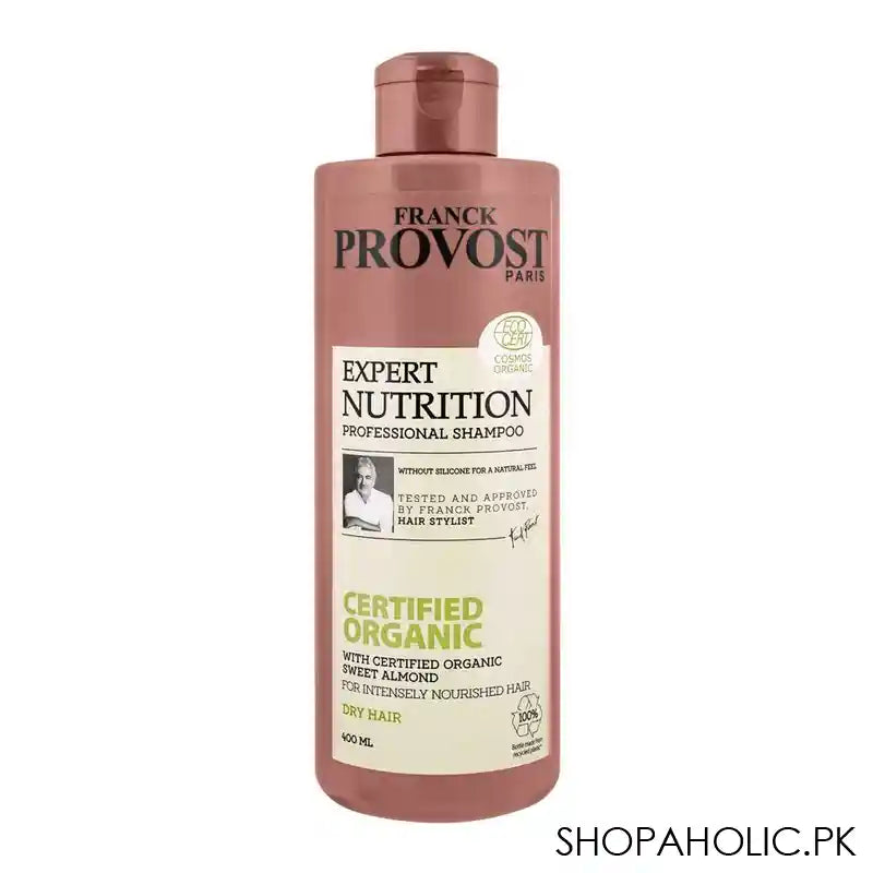 Franck Provost Paris Expert Nutrition Professional Shampoo, For Intensely Nourished Hair, Dry Hair, 400ml - Main Image